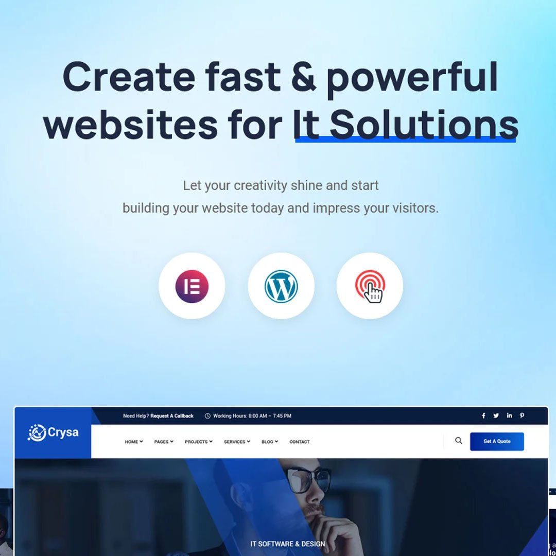 Crysa - Technology & IT Solutions WordPress Theme